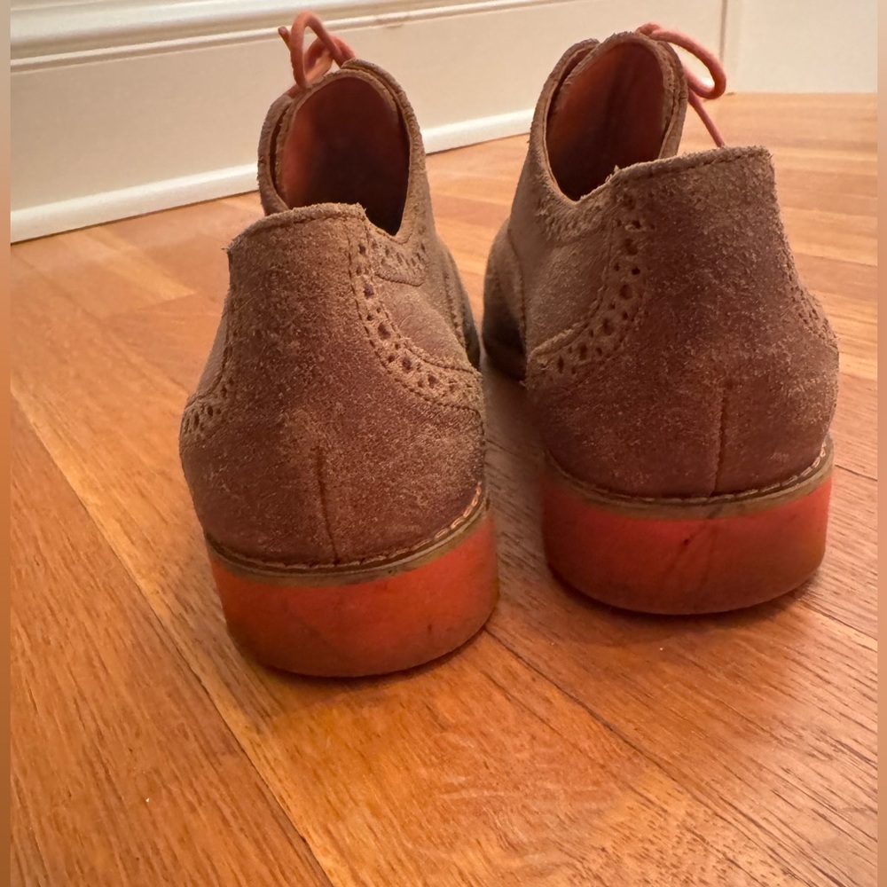 Cole Haan Brown Suede Lunar Grand Wingtip Oxford Lace-Up woman’s 7 - Picture 8 of 11